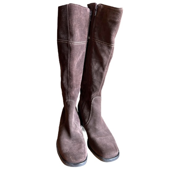 La Canadienne Passion Riding Boot Wide Leather Suede Womens Size 9 Brown - Picture 10 of 15